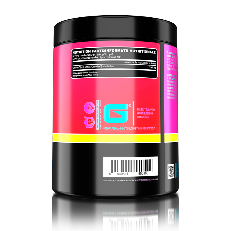 Load image into Gallery viewer, CARNOGEN 300g 100serv Genius Nutrition (Unflavored) – Reduce lactic acid buildup, stimulates carnosine production, and supports improved physical performance and endurance.