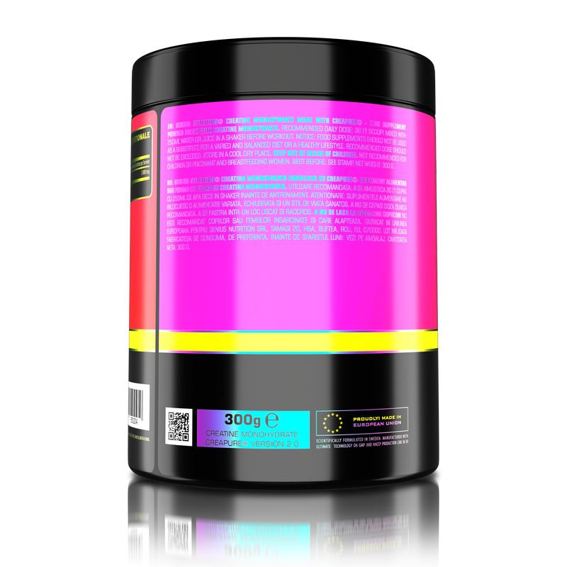 Load image into Gallery viewer, CREATINE CREAPURE 300g 100serv Genius Nutrition unflavored – Supplement with pure creatine for ATP production, muscle mass increase and improved physical endurance.