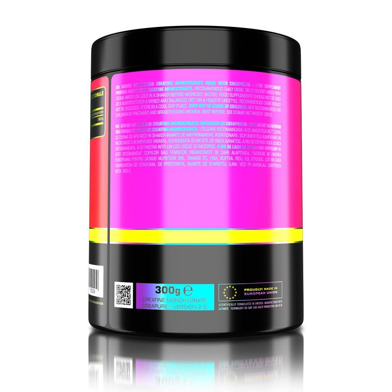 Load image into Gallery viewer, CREATINE CREAPURE 300g 100serv Genius Nutrition unflavored – Supplement with pure creatine for ATP production, muscle mass increase and improved physical endurance.