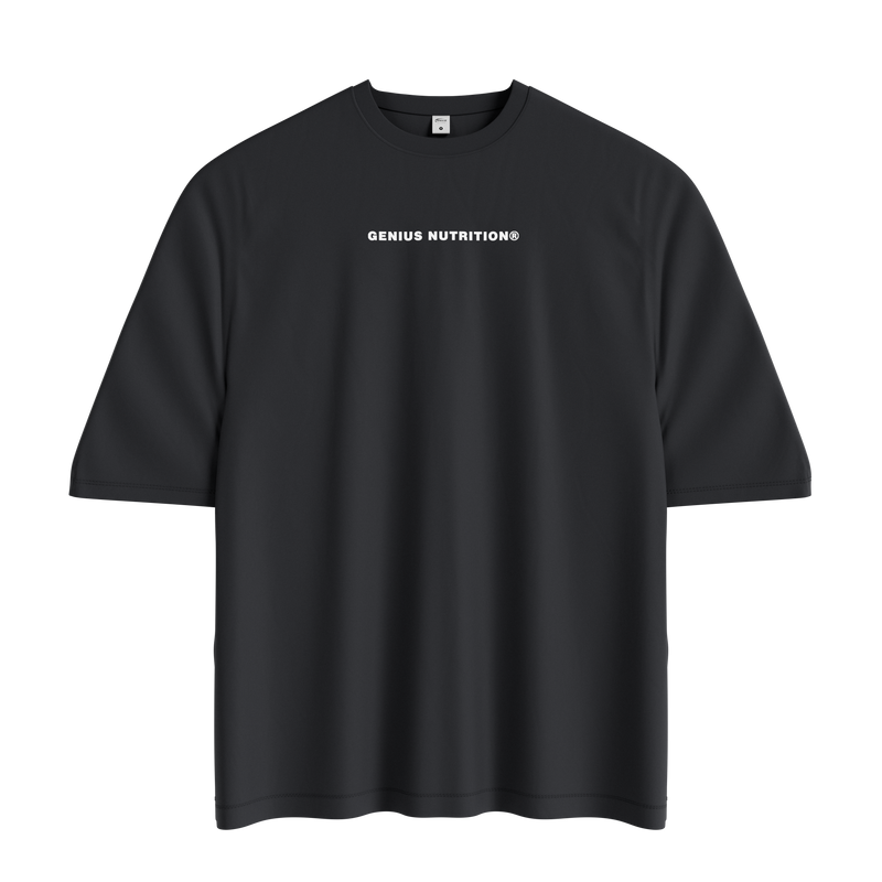 Load image into Gallery viewer, GENIUS NUTRITION® Oversized T-Shirt Sand - 100% cotton t-shirt, 260 gsm, offering durability and comfort on the skin, easily paired with any style.