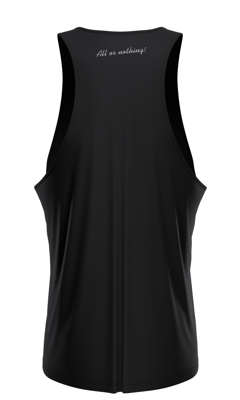 Load image into Gallery viewer, GN® GYM TANK TOP Black - Made from a premium blend of cotton and spandex, this tank top provides ultimate comfort and is easy to pair with any sports gear.