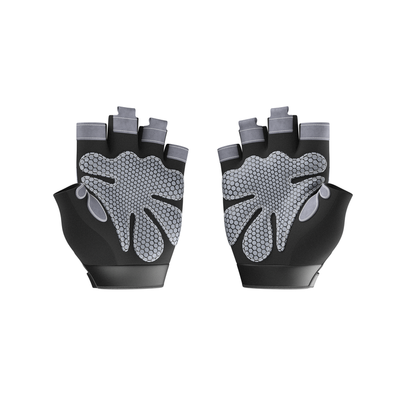 Load image into Gallery viewer, GYM GLOVES GG-3 Genius Nutrition GREY – Performance and comfort in every workout! Made from high-quality materials, these gloves ensure optimal grip, flexibility, and durability.