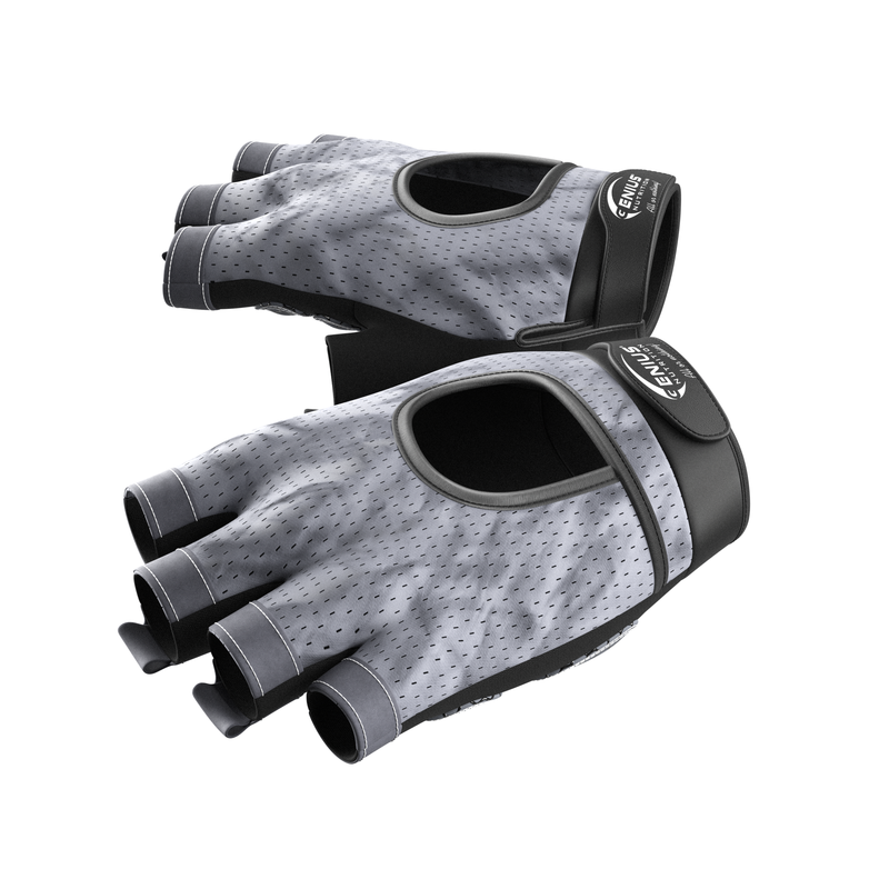 Load image into Gallery viewer, GYM GLOVES GG-3 Genius Nutrition GREY – Performance and comfort in every workout! Made from high-quality materials, these gloves ensure optimal grip, flexibility, and durability.