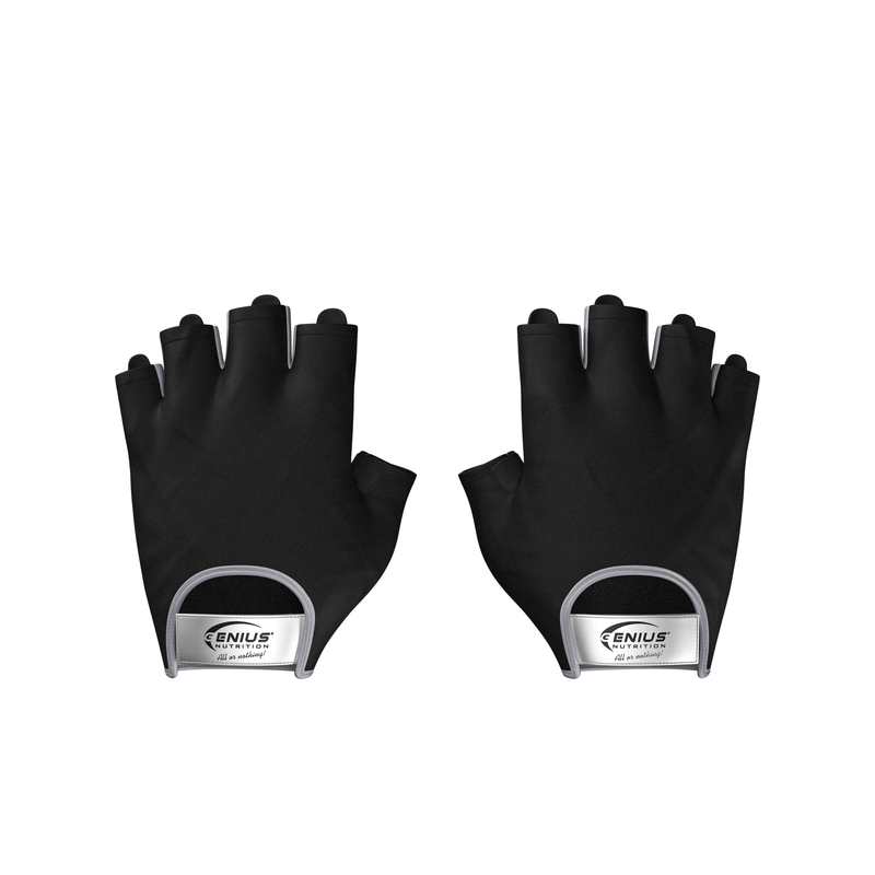 Load image into Gallery viewer, GYM GLOVES GG-4 Genius Nutrition BLACK – Performance and comfort in every workout! Made from high-quality materials, these gloves provide optimal grip, flexibility, and durability.