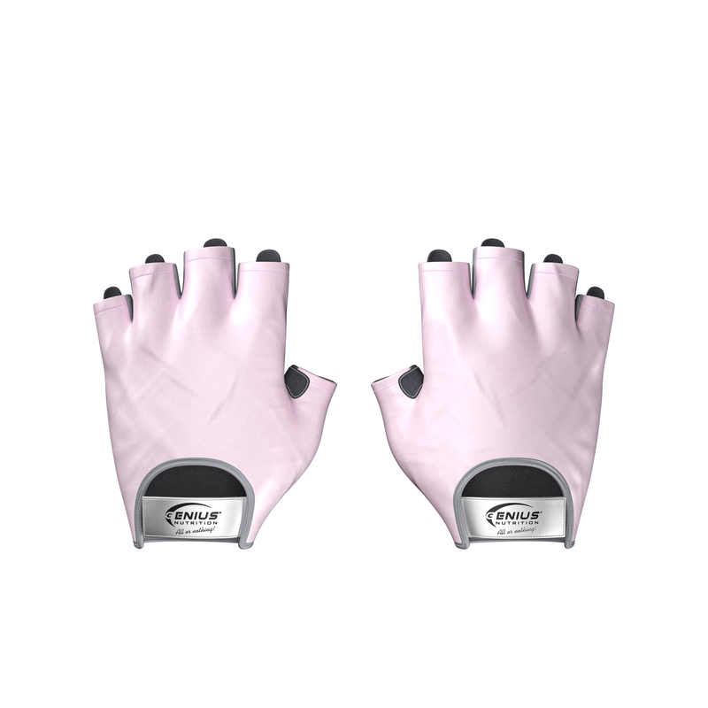 Load image into Gallery viewer, GYM GLOVES GG-4 Genius Nutrition PINK – Performance and comfort in every workout! Made from high-quality materials, these gloves provide optimal grip, flexibility, and durability.
