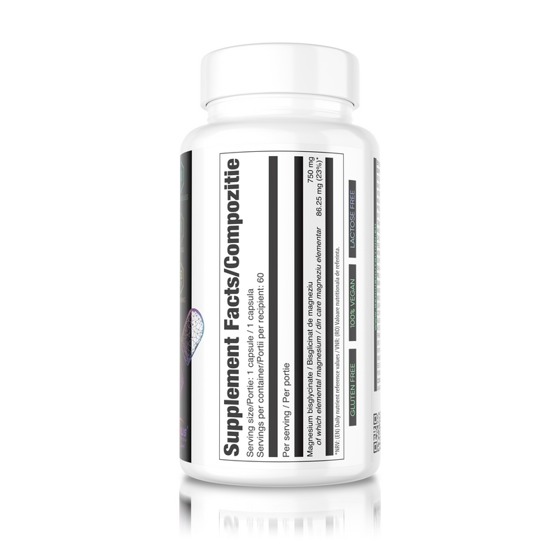 Load image into Gallery viewer, MAGNESIUM BISGLYCINATE 60caps/60serv