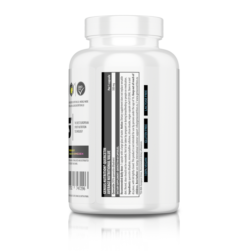 Load image into Gallery viewer, QUERCETIN 60 caps/60 serv - Natural bioflavonoid supplement found in high
concentrations in red wine, onions, and green tea. It supports and balances your immune system, stimulating the body's natural response to seasonal health challenges posed by the environment.