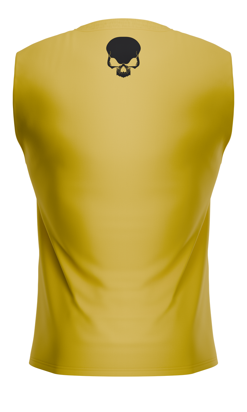Load image into Gallery viewer, WARCRY® FITNESS TANK TOP Yellow - Made from a premium blend of cotton and spandex, this tank top provides ultimate comfort and is easy to pair with any sports gear.