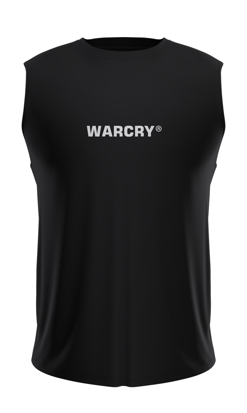 Load image into Gallery viewer, WARCRY® FITNESS TANK TOP Black - Made from a premium blend of cotton and spandex, this tank top provides ultimate comfort and is easy to pair with any sports gear.