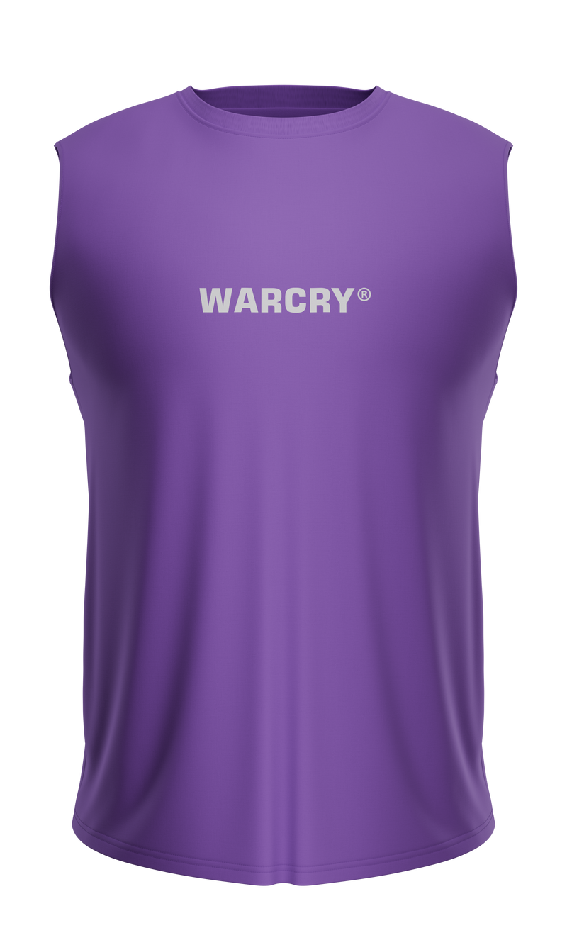 Load image into Gallery viewer, WARCRY® FITNESS TANK TOP Purple - Made from a premium blend of cotton and spandex, this tank top provides ultimate comfort and is easy to pair with any sports gear.