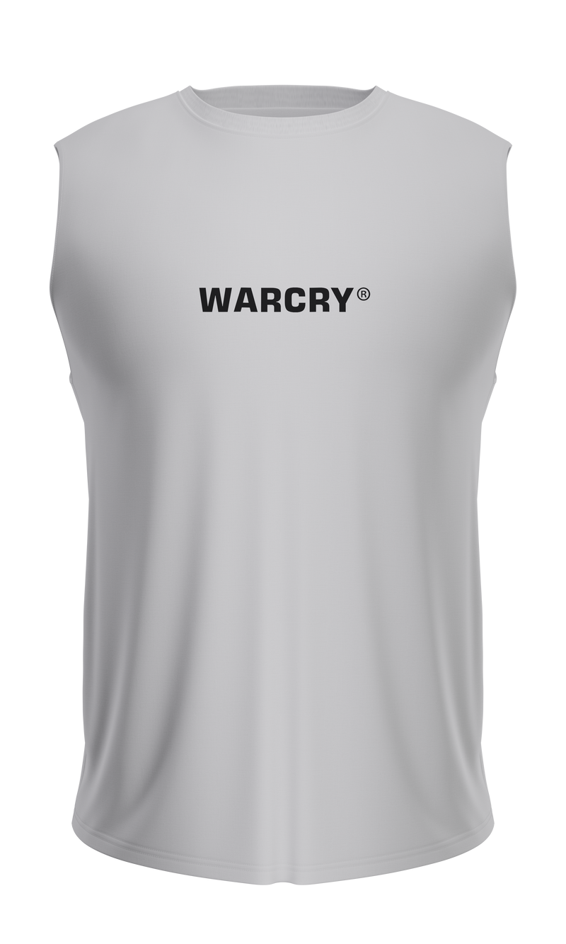 Load image into Gallery viewer, WARCRY® FITNESS TANK TOP White - Made from a premium blend of cotton and spandex, this tank top provides ultimate comfort and is easy to pair with any sports gear.