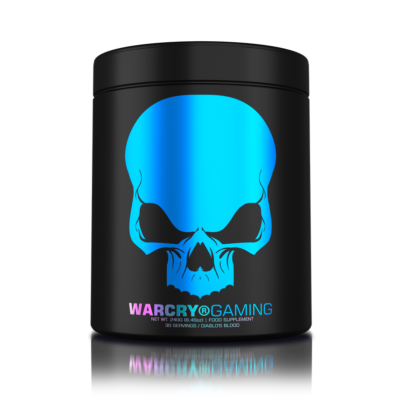 Load image into Gallery viewer, WARCRY GAMING 240g 30serv Genius Nutrition Diablo's Blood - Supplement designed for high-intensity gaming sessions, enhancing cognitive focus, boosting energy, sharpening memory, alleviating stress, and promoting optimal hydration.