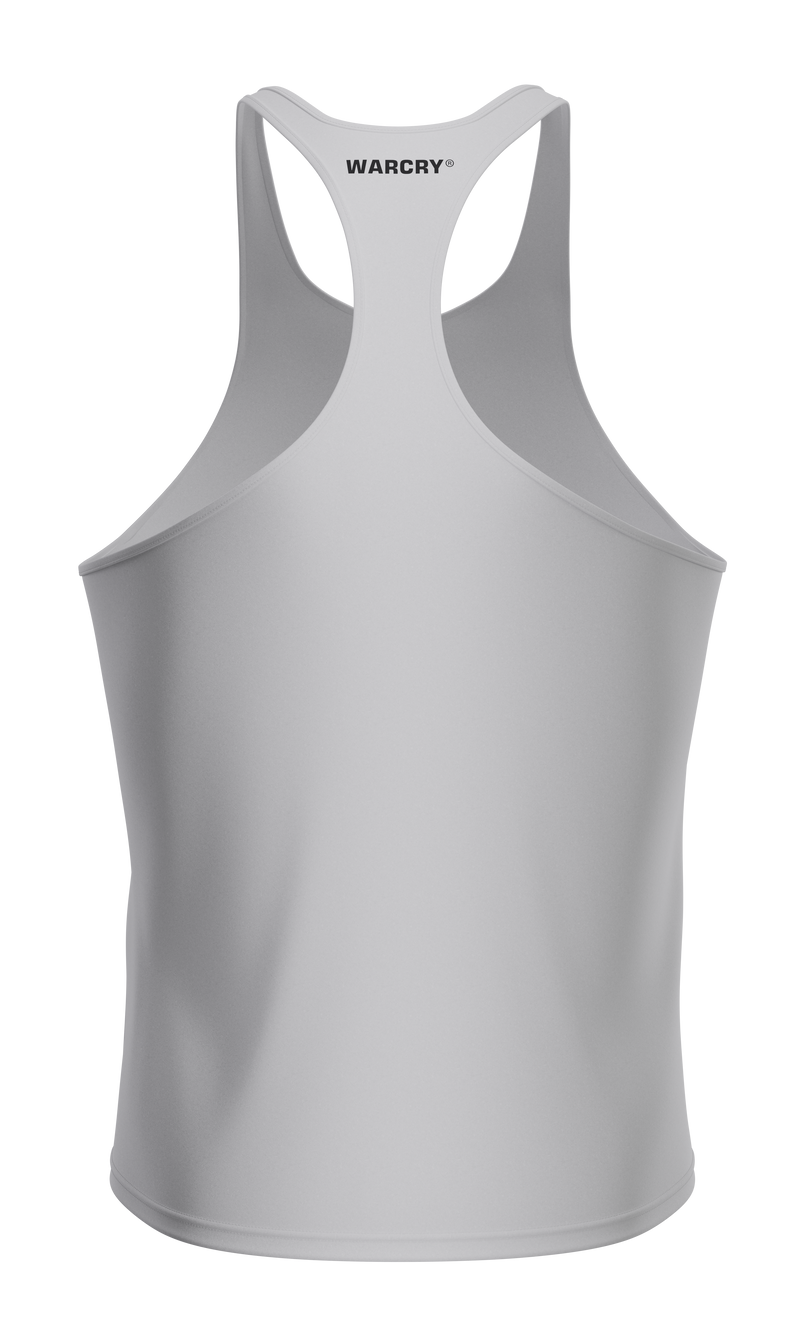 Load image into Gallery viewer, WARCRY® GYM TANK TOP White - Made from a premium blend of cotton and spandex, this tank top provides ultimate comfort and is easy to pair with any sports gear. - Made from a premium blend of cotton and spandex, this tank top provides ultimate comfort and is easy to pair with any sports gear. - Made from a premium blend of cotton and spandex, this tank top provides ultimate comfort and is easy to pair with any sports gear.