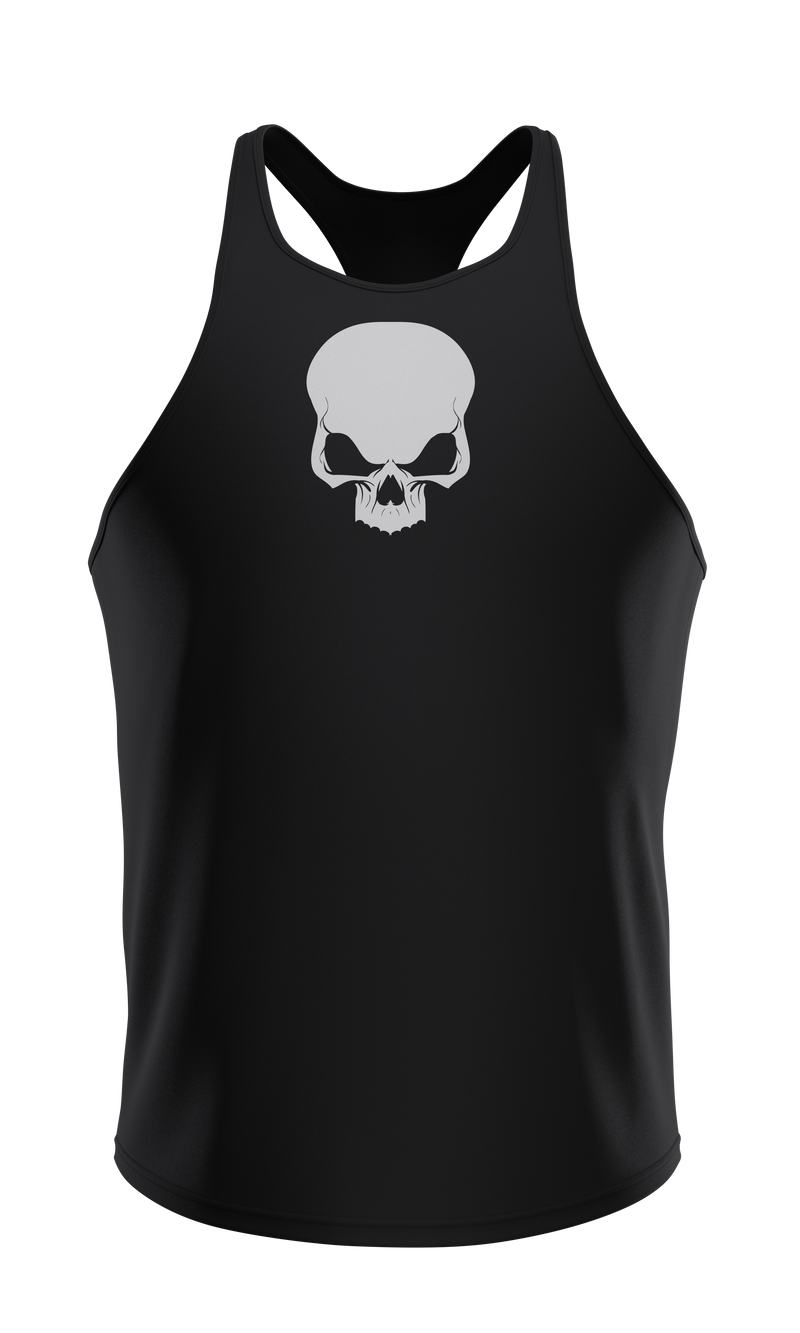 Load image into Gallery viewer, WARCRY® GYM TANK TOP Black - Made from a premium blend of cotton and spandex, this tank top provides ultimate comfort and is easy to pair with any sports gear.