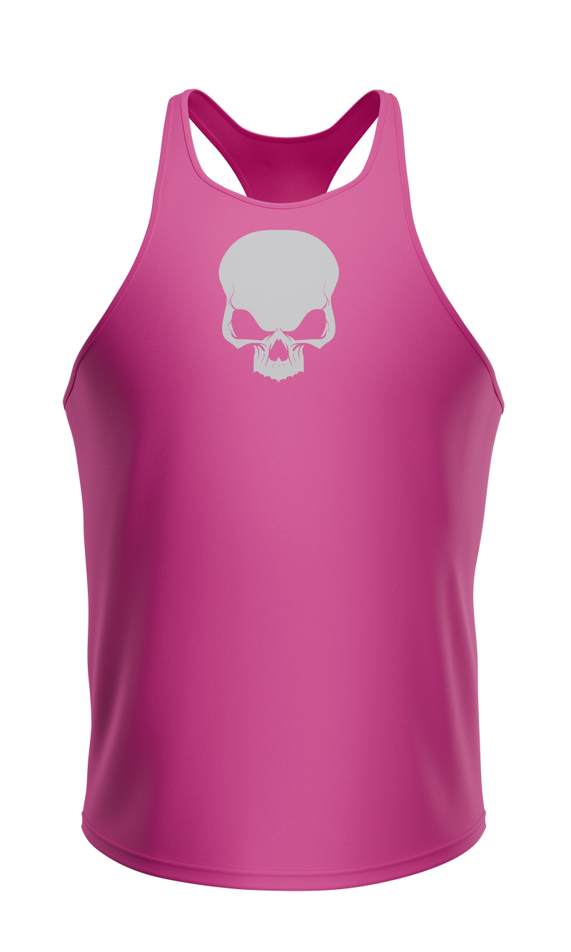 Load image into Gallery viewer, WARCRY® GYM TANK TOP Pink - Made from a premium blend of cotton and spandex, this tank top provides ultimate comfort and is easy to pair with any sports gear.