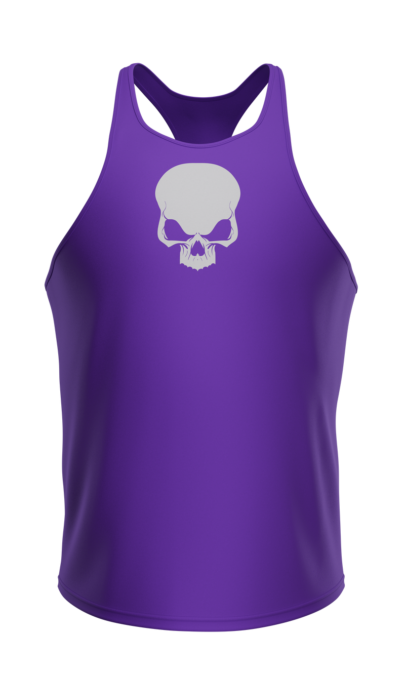 Load image into Gallery viewer, WARCRY® GYM TANK TOP Purple - Made from a premium blend of cotton and spandex, this tank top provides ultimate comfort and is easy to pair with any sports gear.