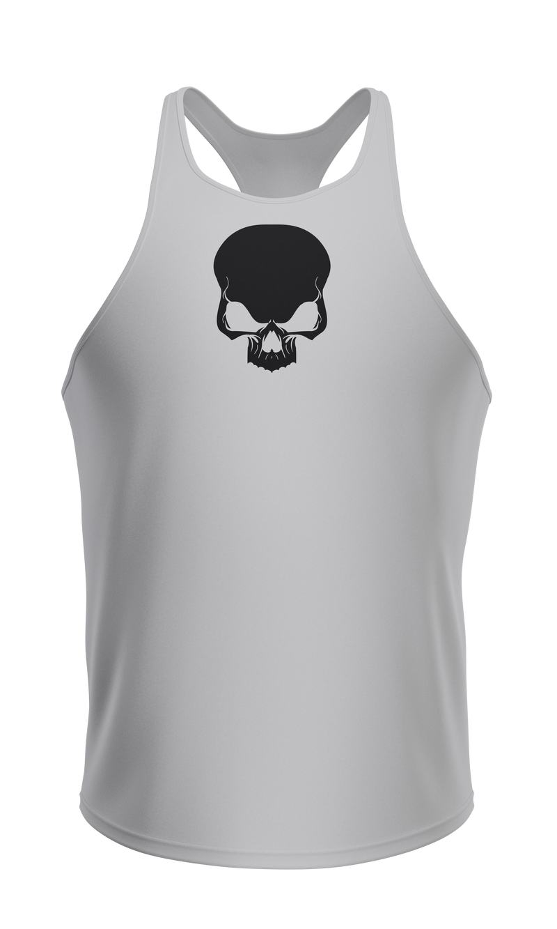 Load image into Gallery viewer, WARCRY® GYM TANK TOP White - Made from a premium blend of cotton and spandex, this tank top provides ultimate comfort and is easy to pair with any sports gear.