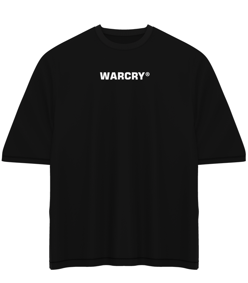 Load image into Gallery viewer, WARCRY® Oversized T-Shirt Black - 100% cotton t-shirt, weighing 260 gsm, ideal for durability and comfort on the skin, easy to match with any style.
