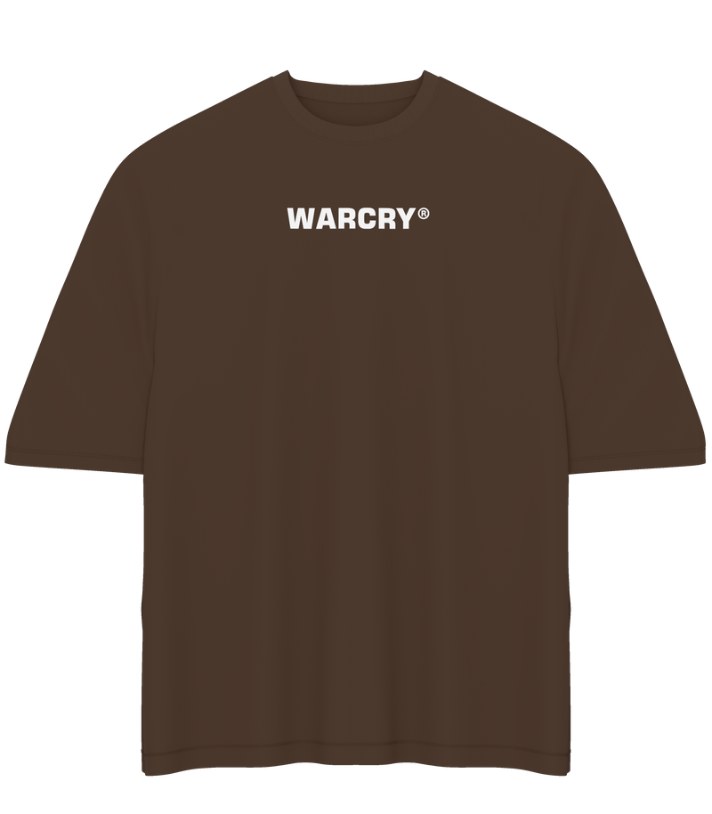 Load image into Gallery viewer, WARCRY® Oversized T-Shirt Brown - 100% cotton t-shirt, weighing 260 gsm, ideal for durability and comfort on the skin, easy to match with any style.