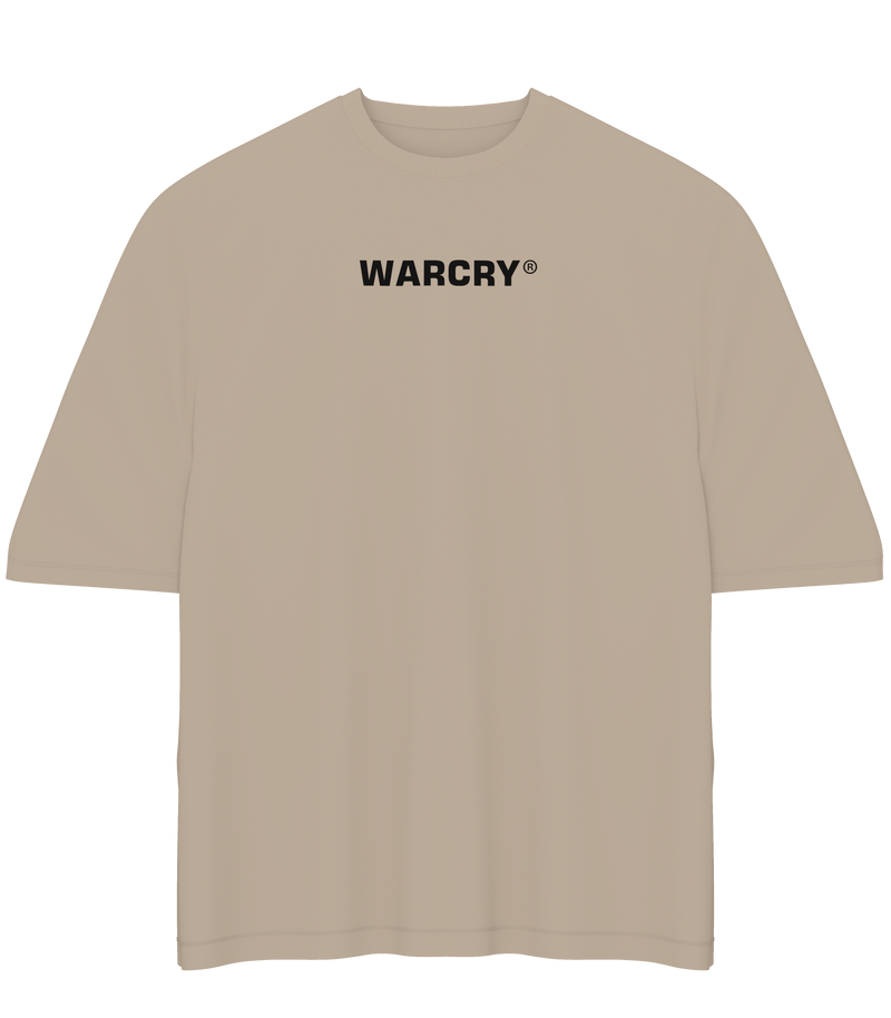 Load image into Gallery viewer, WARCRY® Oversized T-Shirt Sand - 100% cotton t-shirt, weighing 260 gsm, ideal for durability and comfort on the skin, easy to match with any style.