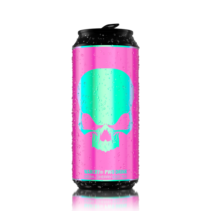 Load image into Gallery viewer, WARCRY® PWO 330ML Cherry Iced Tea (cinnamon) - Ready-to-drink pre-workout supplement with 0 calories, ideal for maximum energy, pump, and endurance.