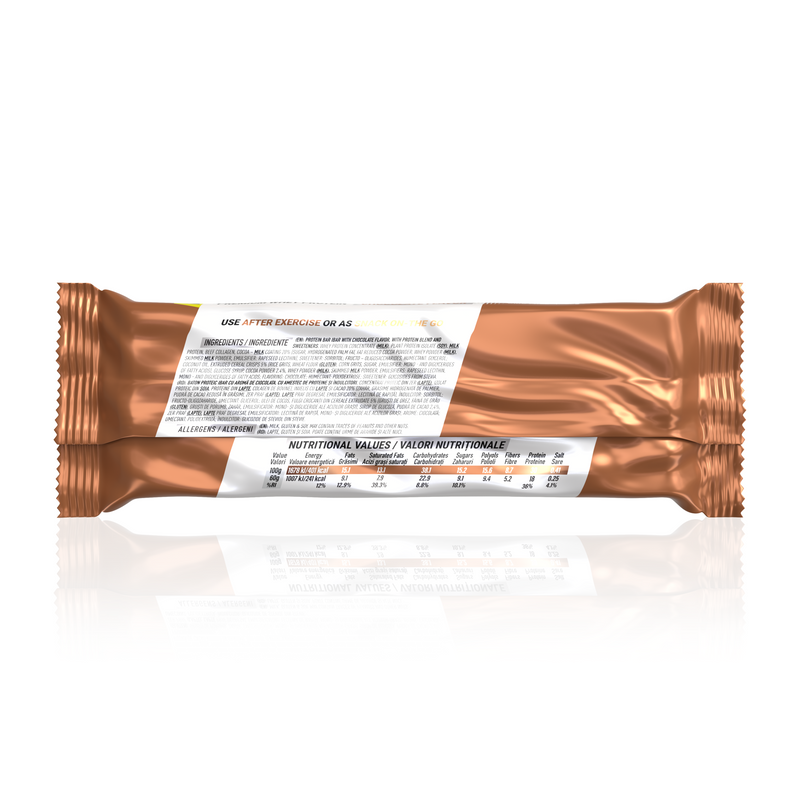 Load image into Gallery viewer, iBar 60g Genius Nutrition Chocolate - GMO free protein bar for muscle growth and recovery.