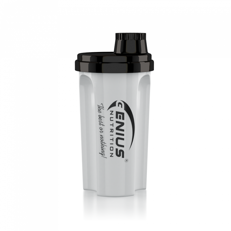Load image into Gallery viewer, Genius Nutrition® Shaker 700ml Transparent - Ideal shaker for fast and efficient mixing of nutritional supplements, BPA-free for safety and health.