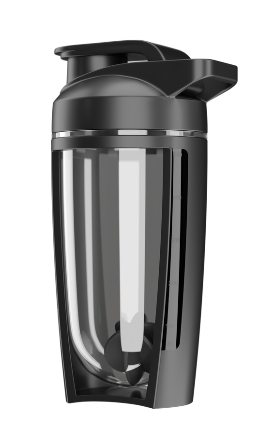 G-SHAKER 500ml Genius Nutrition Black - Made from non-toxic PCTG copolyester, the 500ml shaker features a screw-on lid and an internal mixer, making it ideal for mixing powdered supplements like protein and creatine.