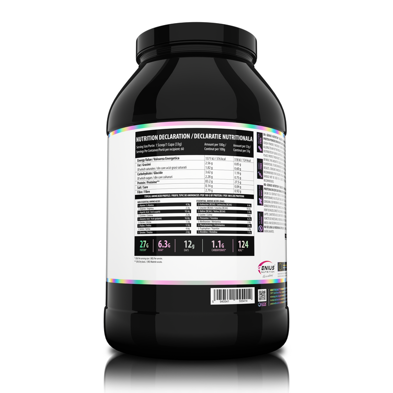 Load image into Gallery viewer, ISOLATE-X5 2000g 60serv Genius Nutrition Chocotelly Spread - Fast absorbing WPI supplement with low carb content and rich in BCAA, obtained through natural CFW® filtration.
