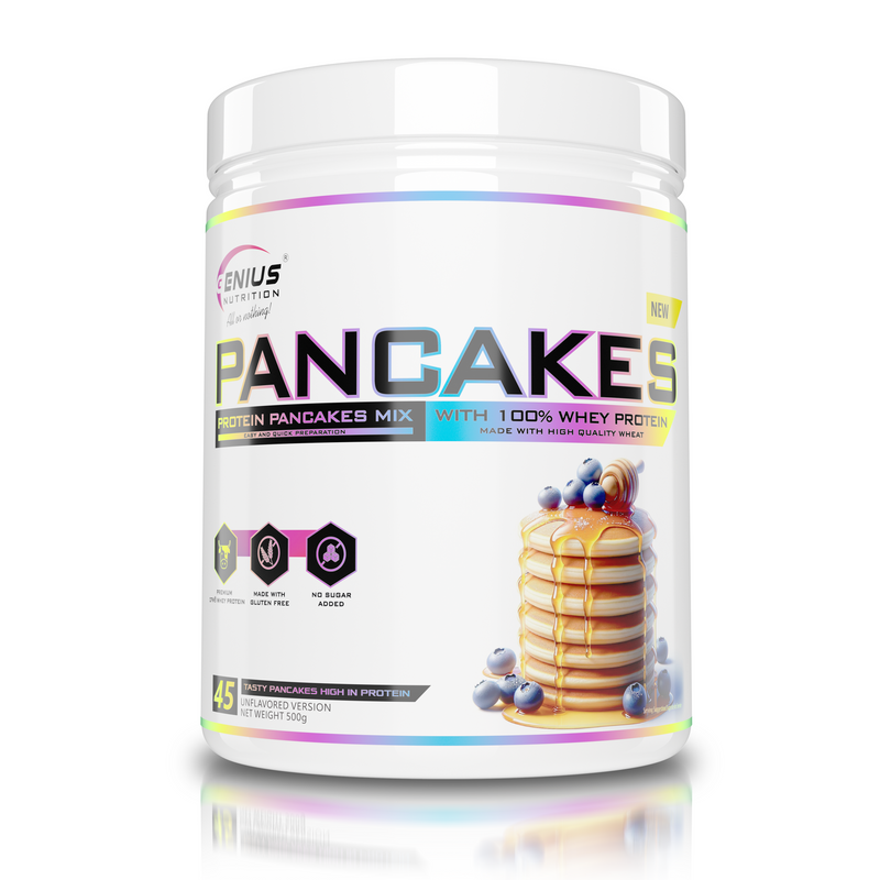 Load image into Gallery viewer, PROTEIN-PANCAKES 500g Genius Nutrition Unflavored - Delicious gluten-free pancake mix, packed with protein and no added sugars.
