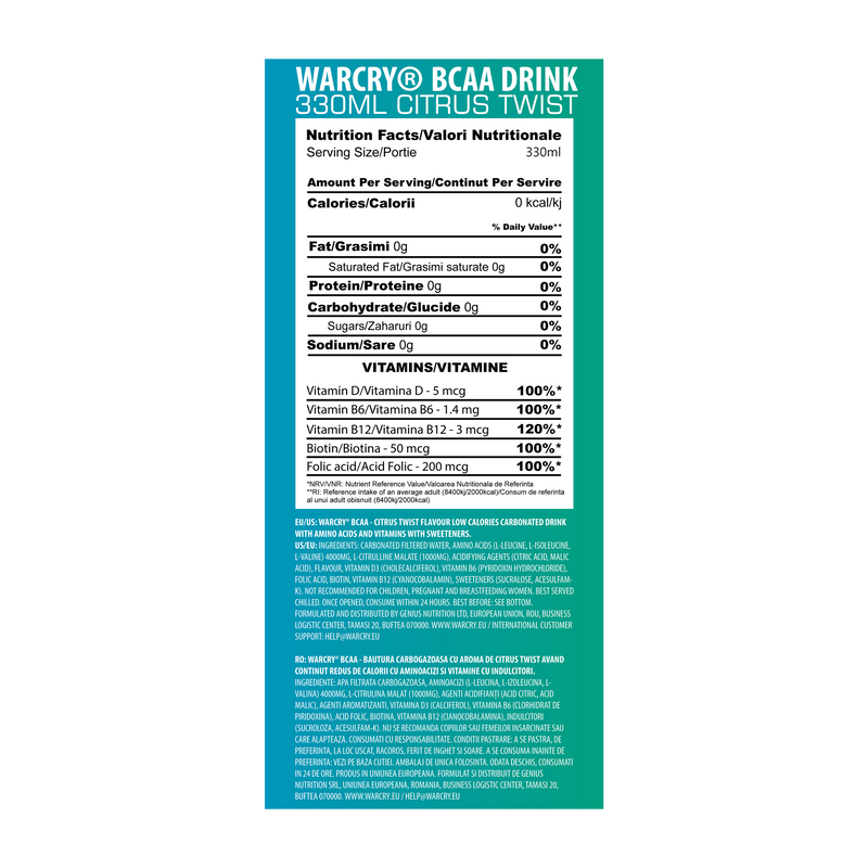 Load image into Gallery viewer, WARCRY® BCAA 330ML
