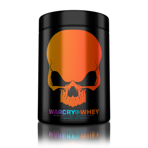 WARCRY CLEAR WHEY 500g 20serv Genius Nutrition Iced Tea Peach - Low-calorie clear whey isolate protein supplement with no added sugars or fats, minimal lactose.