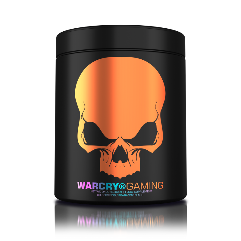 Load image into Gallery viewer, WARCRY GAMING 240g 30serv Genius Nutrition Peardox Flash - Supplement designed for high-intensity gaming sessions, enhancing cognitive focus, boosting energy, sharpening memory, alleviating stress, and promoting optimal hydration.
