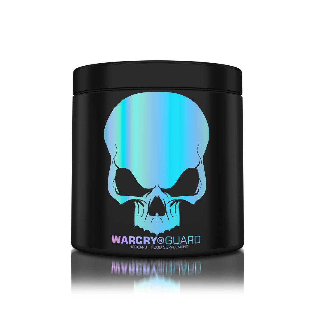 WARCRY GUARD 180caps 45serv Genius Nutrition - Supplement with anti-inflammatory properties that support liver and lung protection, providing essential support for healthy organ function.