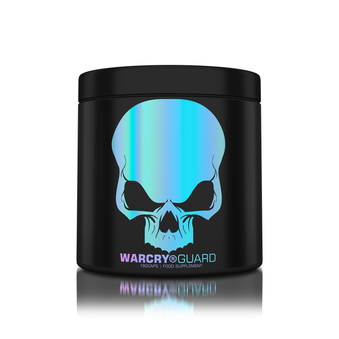 WARCRY GUARD 180caps 45serv Genius Nutrition - Supplement with anti-inflammatory properties that support liver and lung protection, providing essential support for healthy organ function.