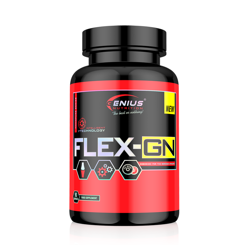 Load image into Gallery viewer, FLEX-GN 90caps 30serv Genius Nutrition - Natural anti inflammatory supplement created for joint and bone health enriched with B vitamins.
