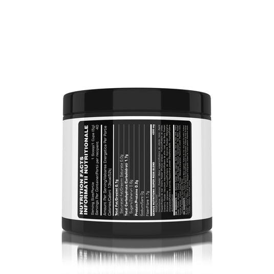 SUPER REDS 200g 40serv Genius Nutrition Forest Berry - Supplement rich in micronutrients and antioxidants designed to improve health, boost energy levels, support the immune system, and promote a healthy heart and radiant skin.