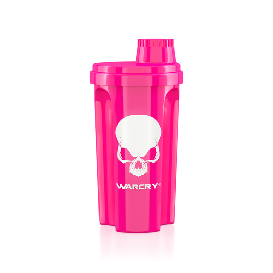 Shaker WARCRY® 700ml Neon Pink - Ideal shaker for fast and efficient mixing of nutritional supplements, BPA-free for safety and health.
