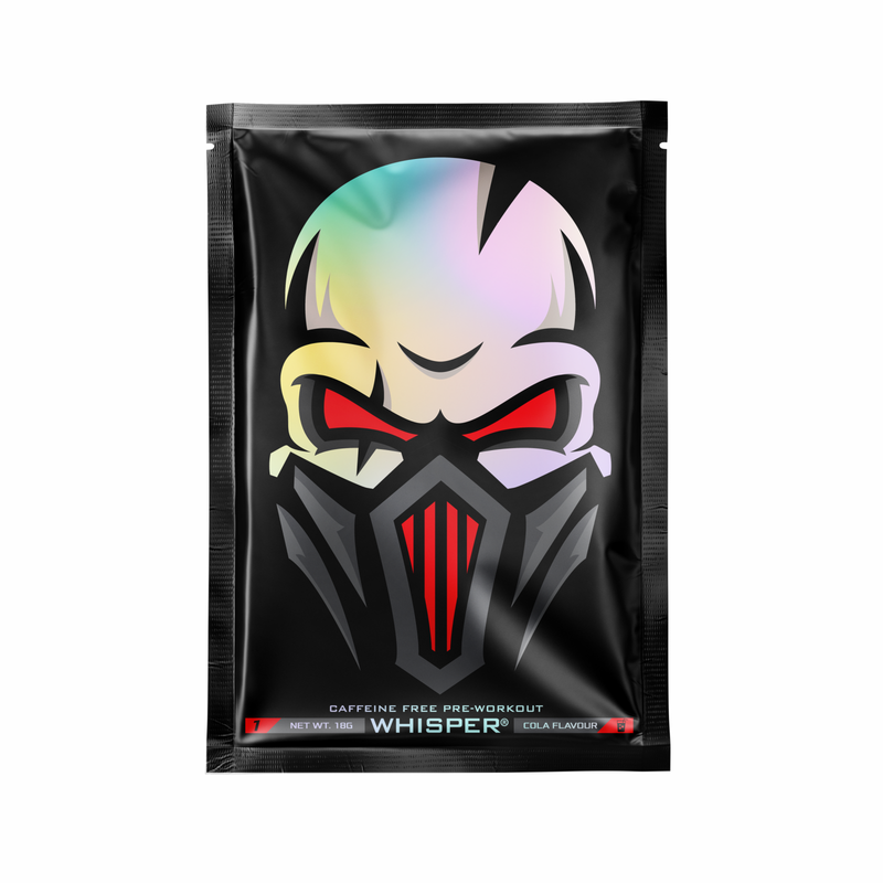 Load image into Gallery viewer, WHISPER 18g 1serv Genius Nutrition Cola - Stiim-free pre-workout that supports intense pumps, muscle fullnes, and clear focus, designed to avoid sleep interference or jitteriness.
