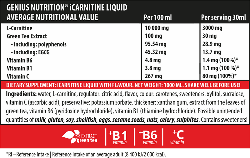 Load image into Gallery viewer, iCARNITINE LIQUID 1000ml
